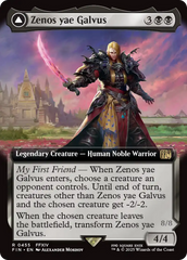 Zenos yae Galvus // Shinryu, Transcendent Rival (FIN-455) - FINAL FANTASY: (Extended Art) Foil | Grognard Games