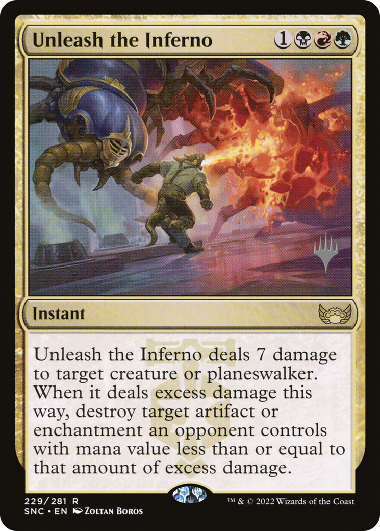 Unleash the Inferno (Promo Pack) [Streets of New Capenna Promos] | Grognard Games