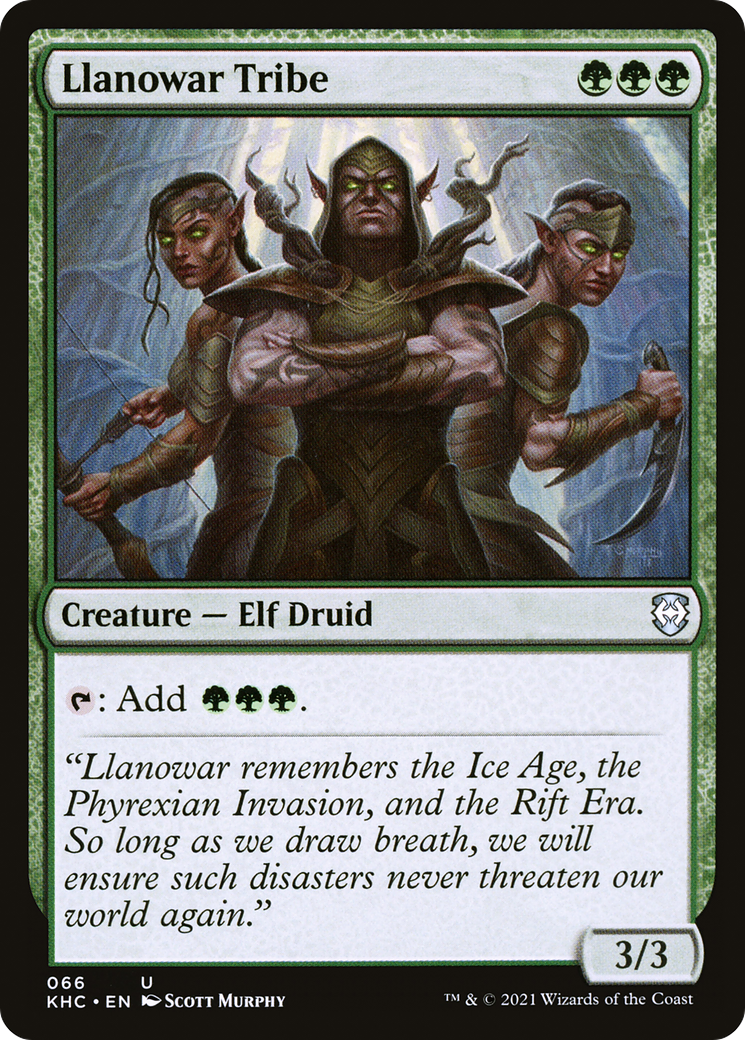Llanowar Tribe [Kaldheim Commander] | Grognard Games