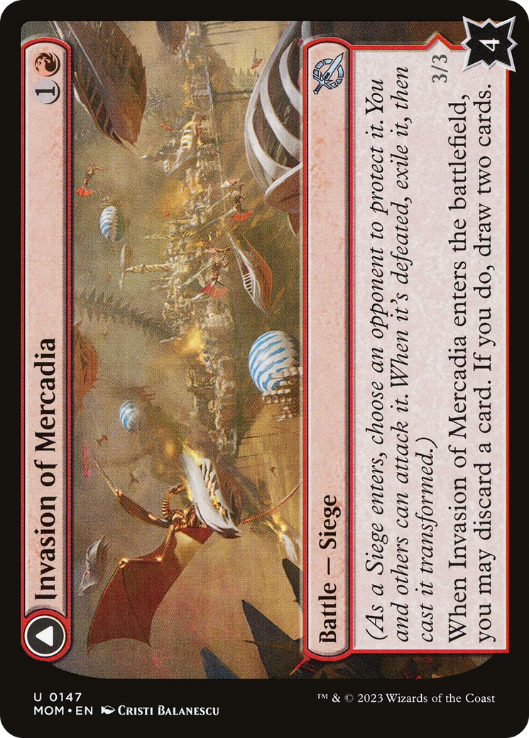 Invasion of Mercadia // Kyren Flamewright [March of the Machine] | Grognard Games