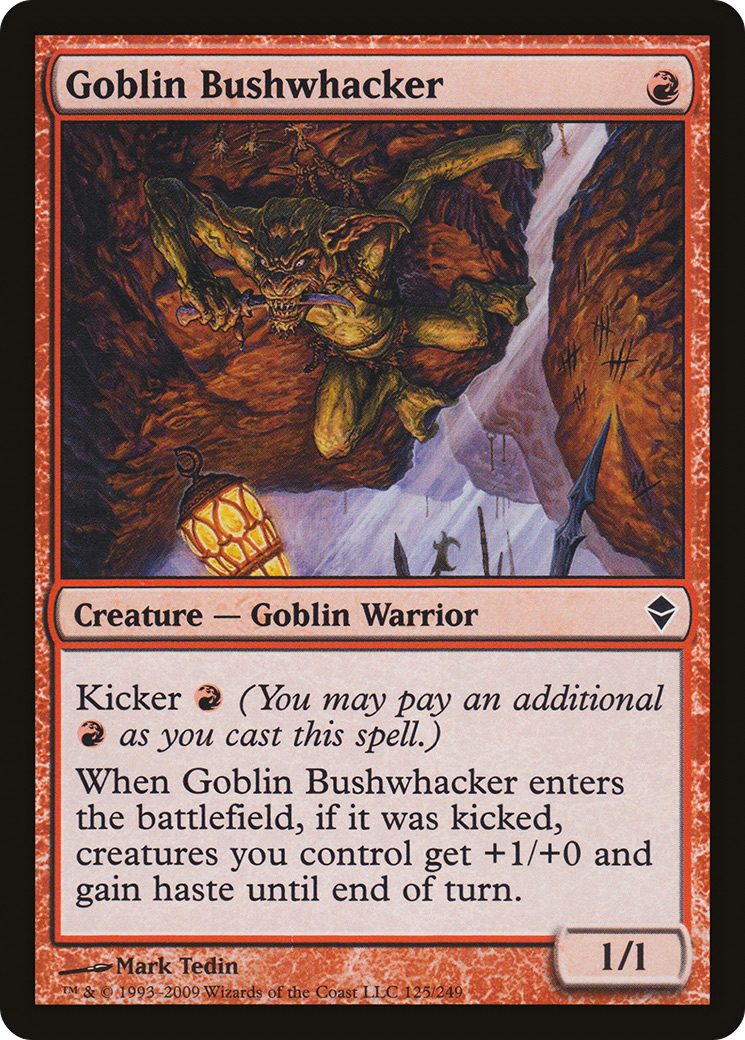 Goblin Bushwhacker [Zendikar] | Grognard Games