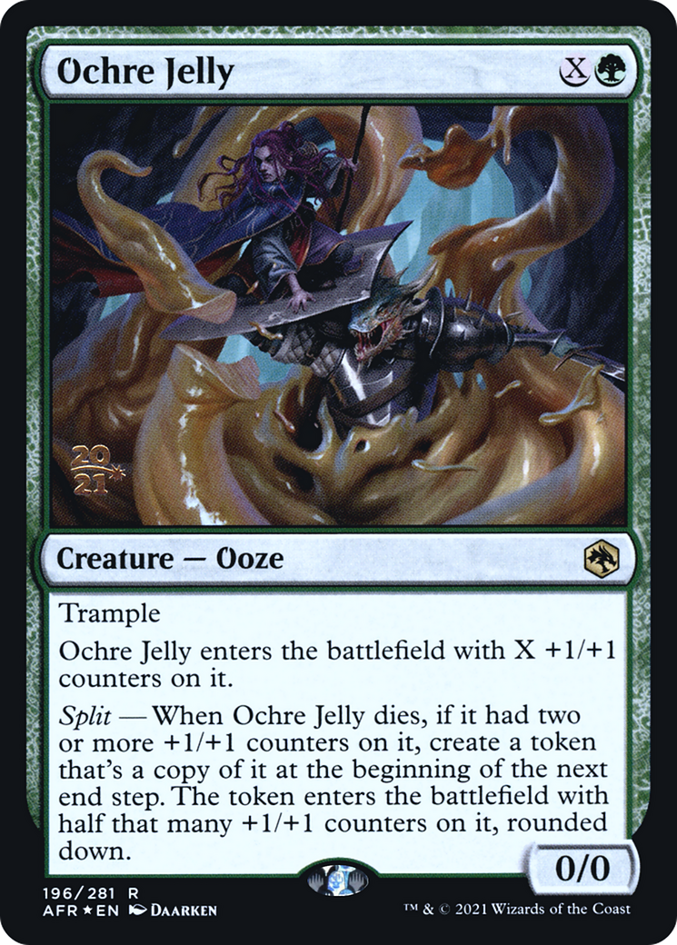 Ochre Jelly [Dungeons & Dragons: Adventures in the Forgotten Realms Prerelease Promos] | Grognard Games