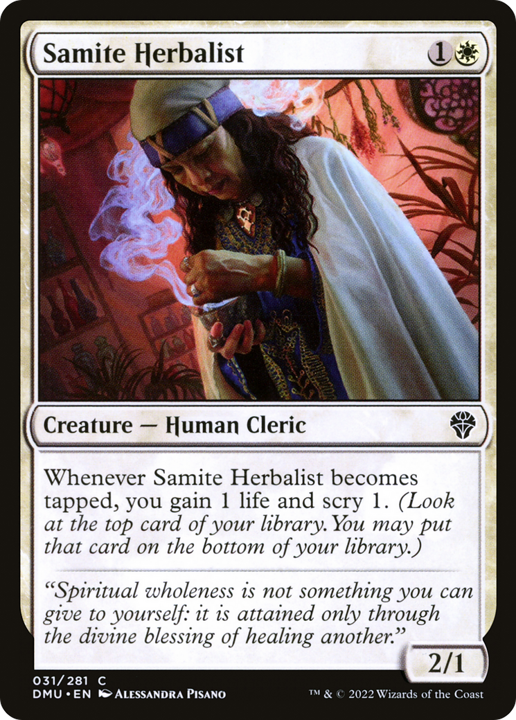 Samite Herbalist (DMU-031) - Dominaria United Foil | Grognard Games