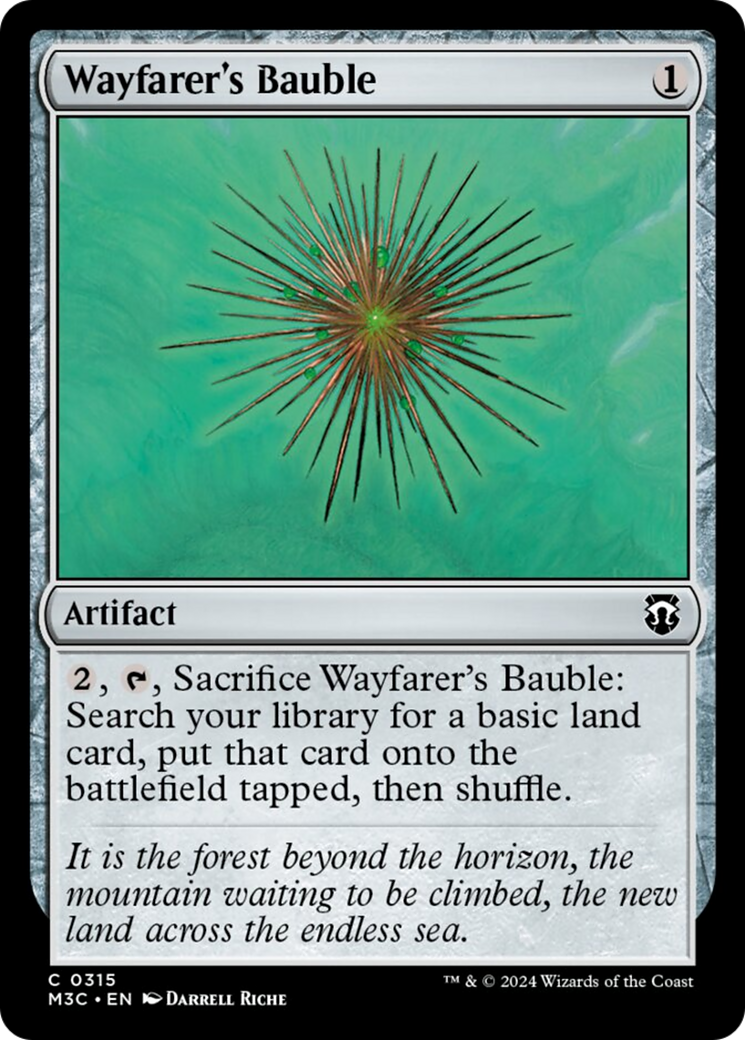 Wayfarer's Bauble (Ripple Foil) [Modern Horizons 3 Commander] | Grognard Games