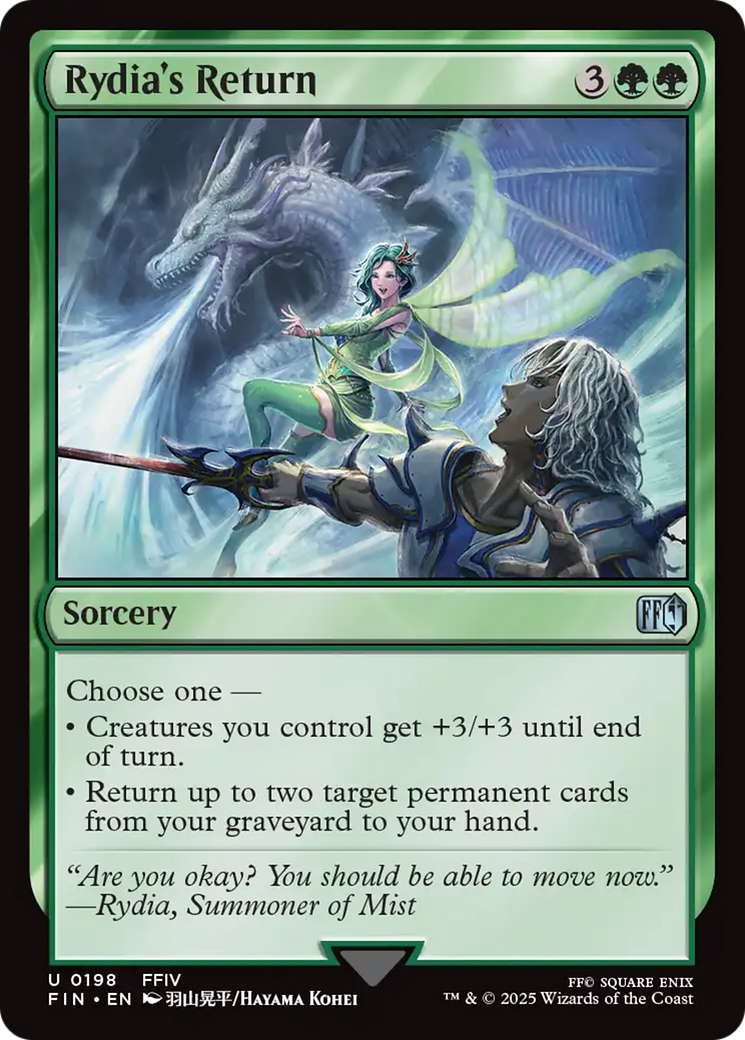 Rydia's Return (FIN-198) - FINAL FANTASY Foil | Grognard Games