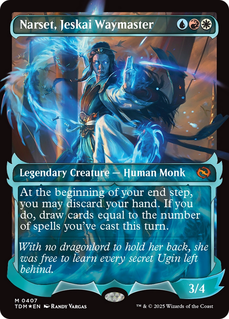 Narset, Jeskai Waymaster (Showcase) [Tarkir: Dragonstorm] | Grognard Games