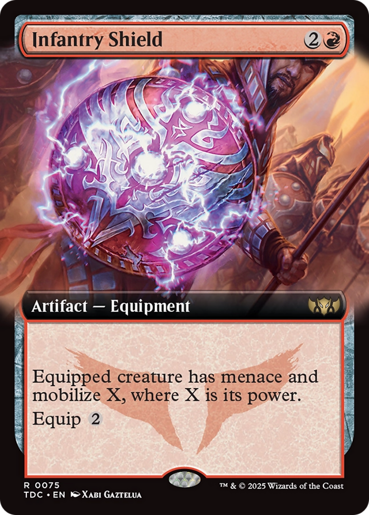 Infantry Shield (Extended Art) [Tarkir: Dragonstorm Commander] | Grognard Games