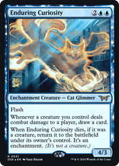 Enduring Curiosity [Duskmourn: House of Horror Prerelease Promos] | Grognard Games