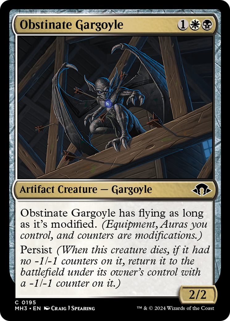 Obstinate Gargoyle [Modern Horizons 3] | Grognard Games