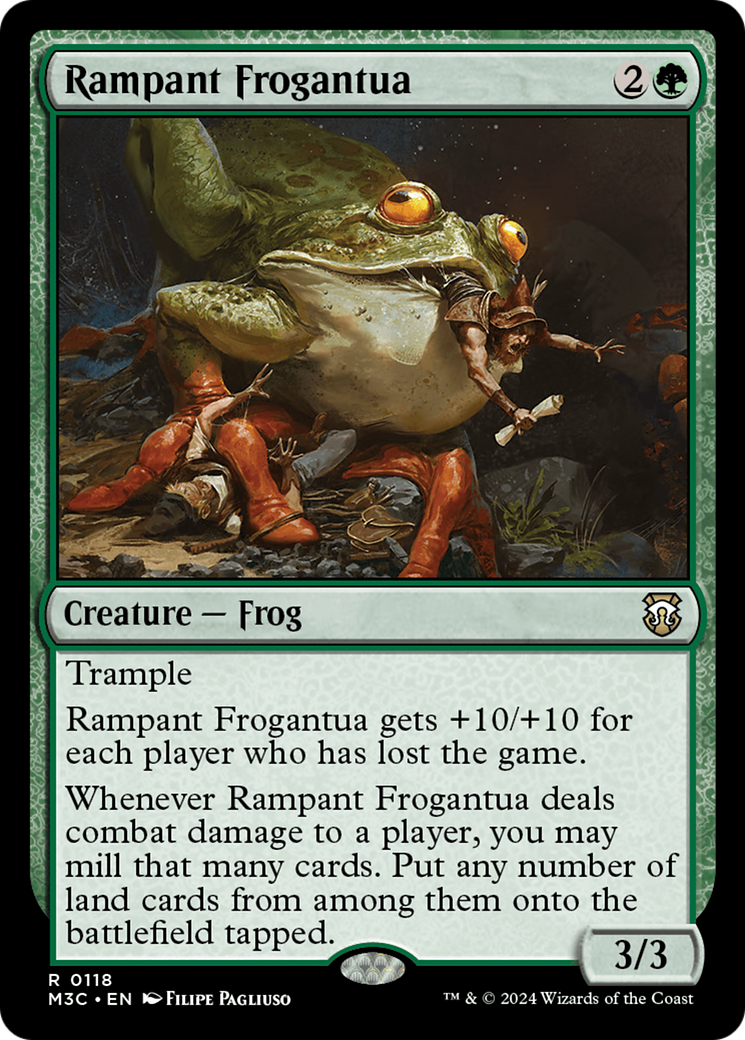 Rampant Frogantua [Modern Horizons 3 Commander] | Grognard Games