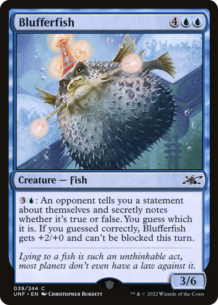 Blufferfish [Unfinity] | Grognard Games
