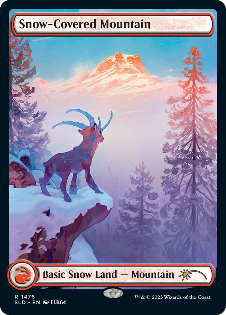 Snow-Covered Mountain (1476) [Secret Lair Drop Series] | Grognard Games