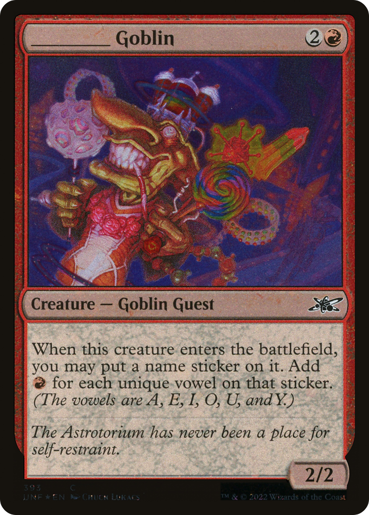 _____ Goblin (Galaxy Foil) [Unfinity] | Grognard Games