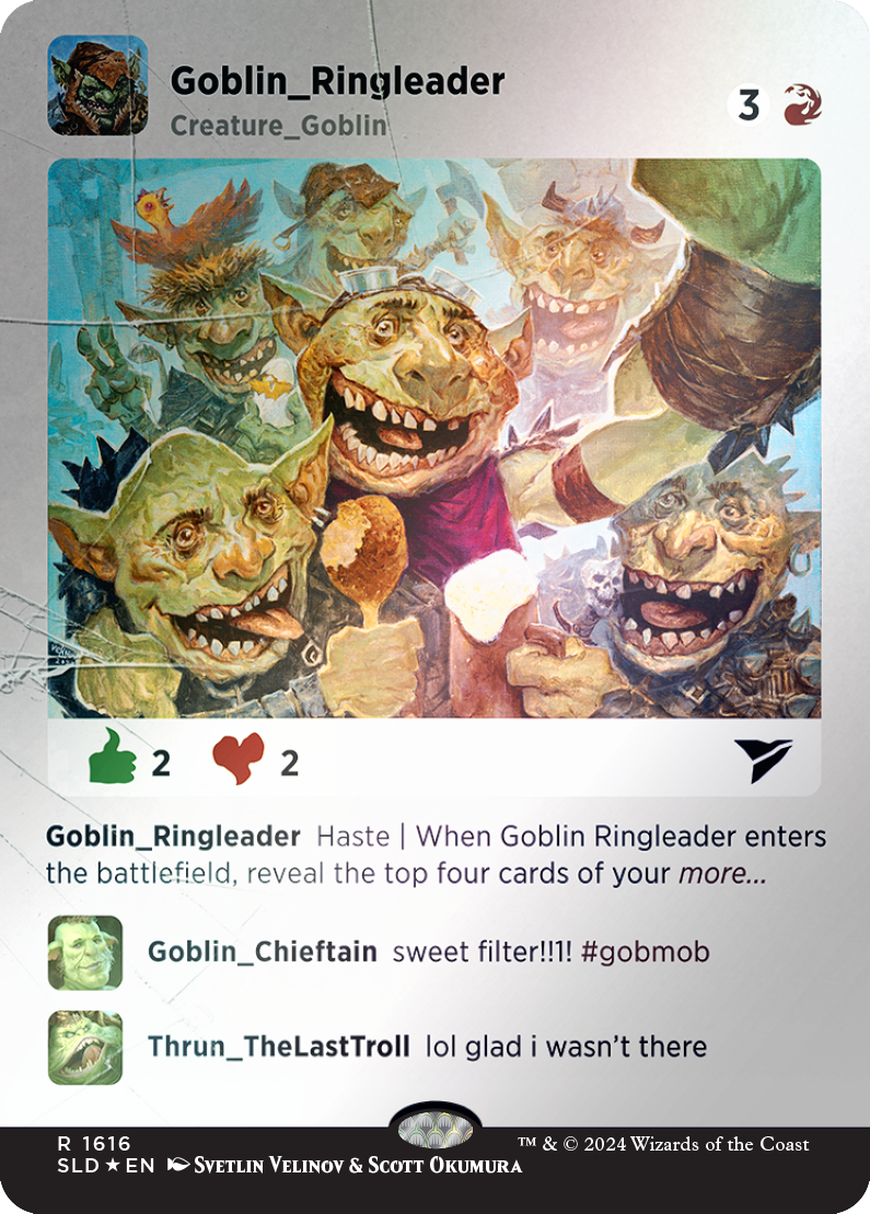 Goblin Ringleader (Rainbow Foil) [Secret Lair Drop Series] | Grognard Games