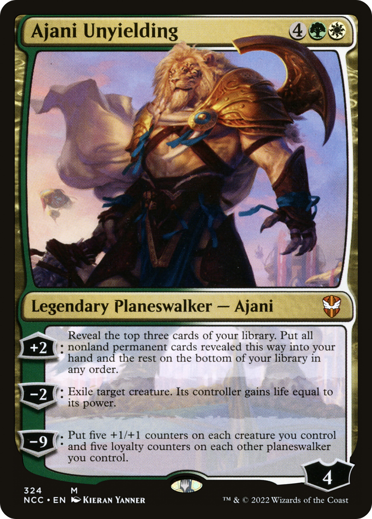 Ajani Unyielding [Streets of New Capenna Commander] | Grognard Games