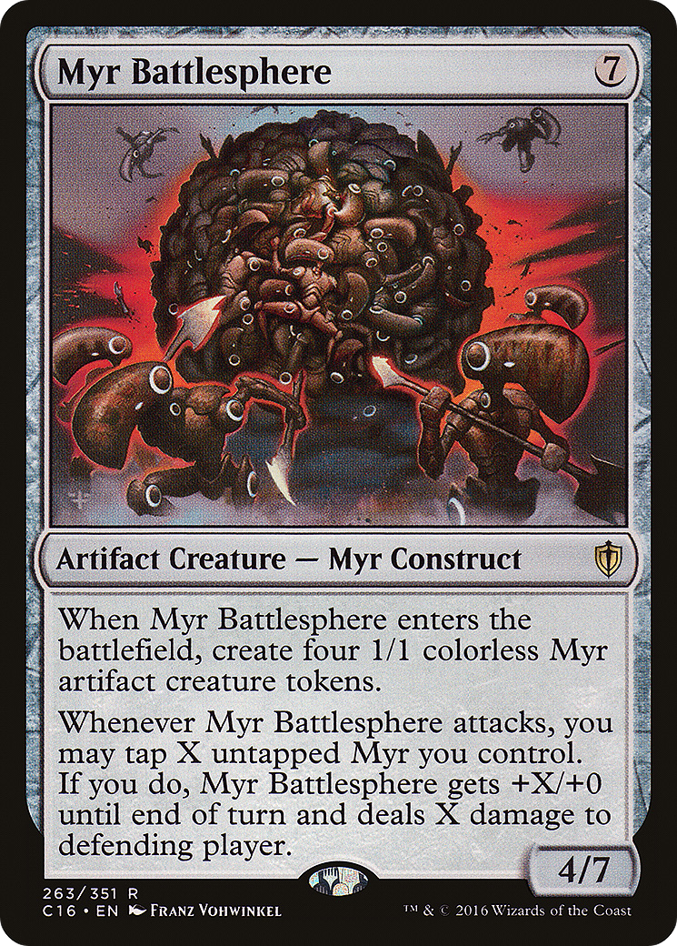 Myr Battlesphere [Commander 2016] | Grognard Games
