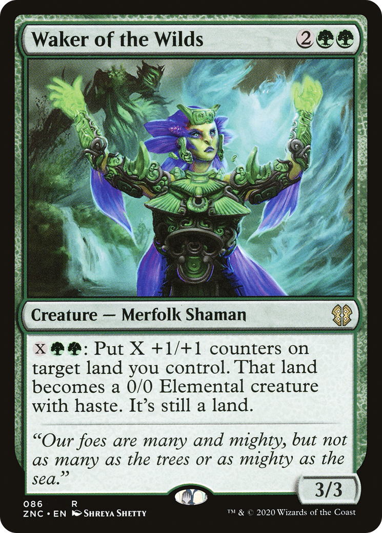 Waker of the Wilds [Zendikar Rising Commander] | Grognard Games