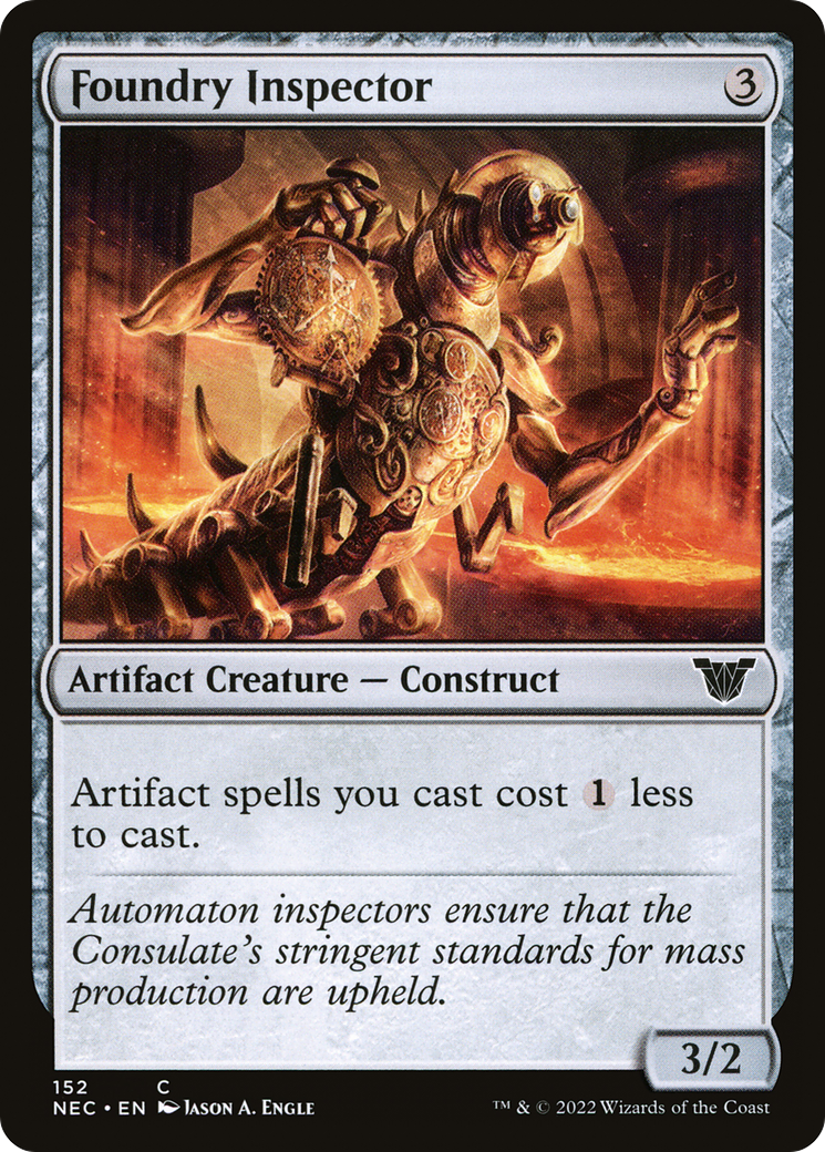 Foundry Inspector [Kamigawa: Neon Dynasty Commander] | Grognard Games