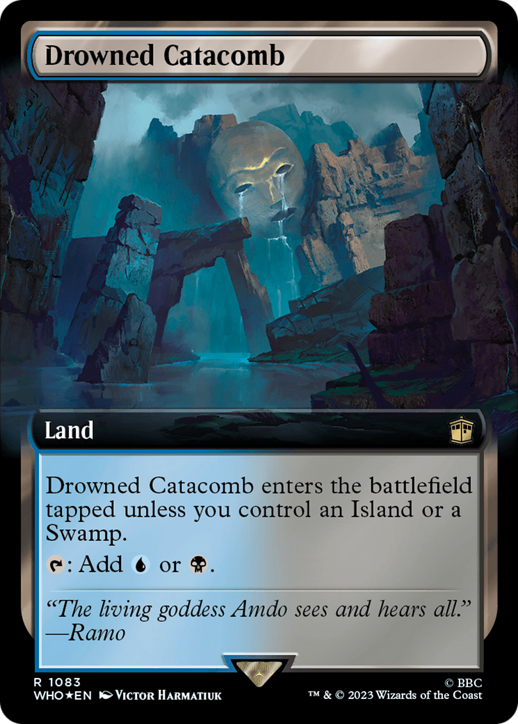 Drowned Catacomb (Extended Art) (Surge Foil) [Doctor Who] | Grognard Games