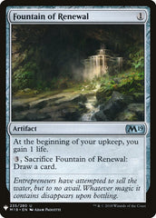 Fountain of Renewal [Mystery Booster] | Grognard Games