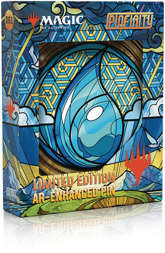 Pinfinity Magic the Gathering Pin Stained Glass Island | Grognard Games