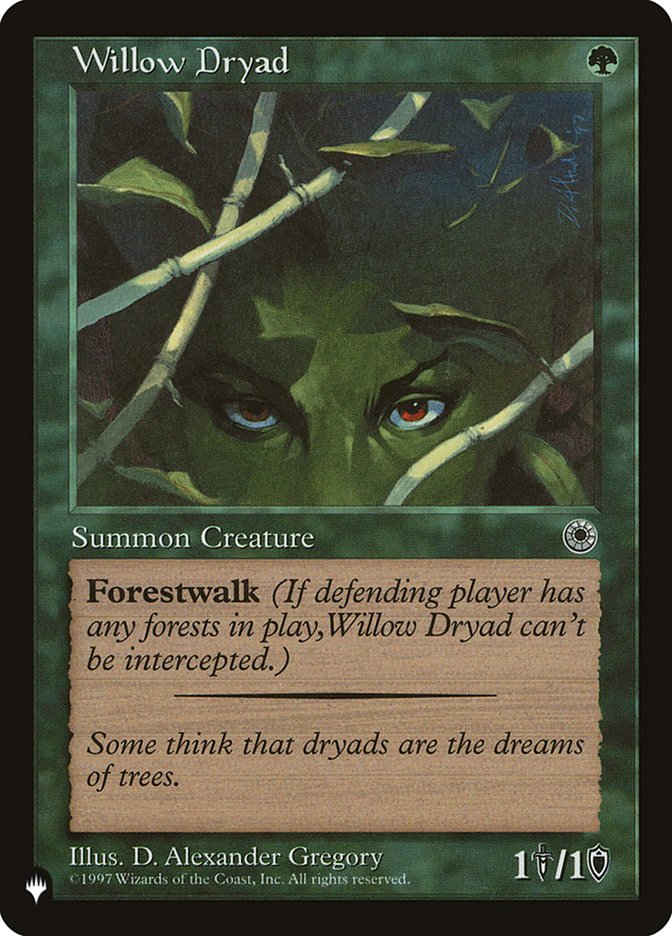 Willow Dryad [The List] | Grognard Games