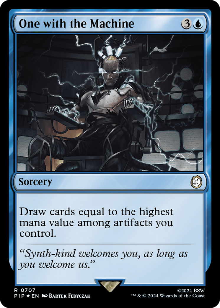 One with the Machine (Surge Foil) [Fallout] | Grognard Games