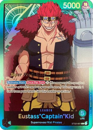Eustass"Captain"Kid (001) (ST02-001) - Super Pre-Release Starter Deck 2: Worst Generation Foil | Grognard Games