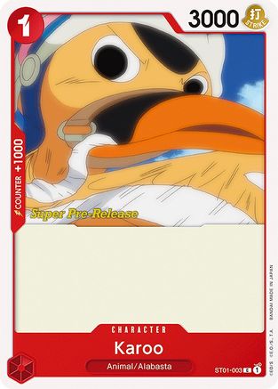Karoo (ST01-003) - Super Pre-Release Starter Deck 1: Straw Hat Crew | Grognard Games