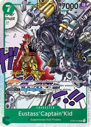 Eustass"Captain"Kid (013) (ST02-013) - Super Pre-Release Starter Deck 2: Worst Generation Foil | Grognard Games