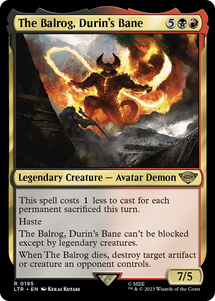 The Balrog, Durin's Bane [The Lord of the Rings: Tales of Middle-Earth] | Grognard Games