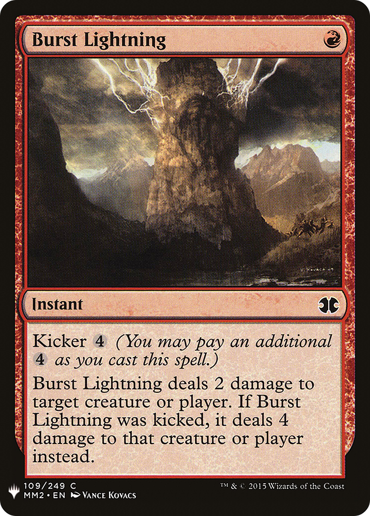 Burst Lightning [Mystery Booster] | Grognard Games