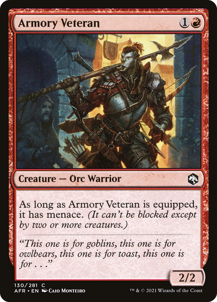 Armory Veteran [Dungeons & Dragons: Adventures in the Forgotten Realms] | Grognard Games
