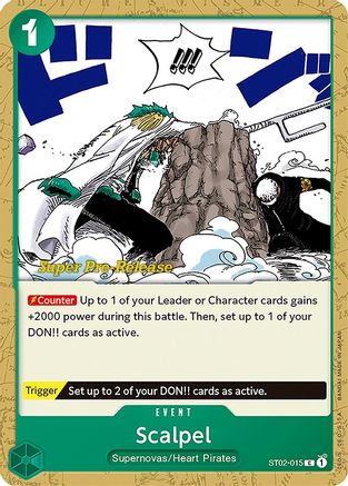 Scalpel (ST02-015) - Super Pre-Release Starter Deck 2: Worst Generation | Grognard Games