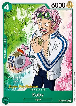 Koby (ST02-006) - Super Pre-Release Starter Deck 2: Worst Generation | Grognard Games
