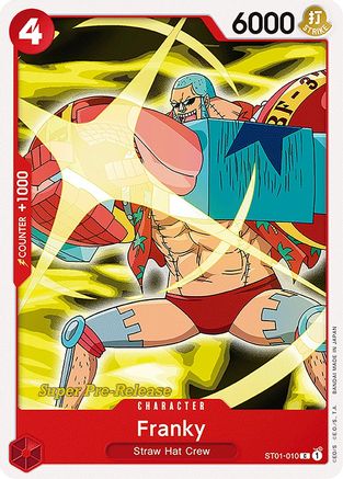 Franky (ST01-010) - Super Pre-Release Starter Deck 1: Straw Hat Crew | Grognard Games