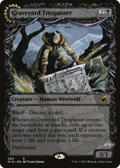 Graveyard Trespasser // Graveyard Glutton (Showcase Equinox) [Innistrad: Midnight Hunt] | Grognard Games