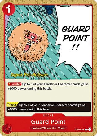 Guard Point (ST01-014) - Super Pre-Release Starter Deck 1: Straw Hat Crew | Grognard Games