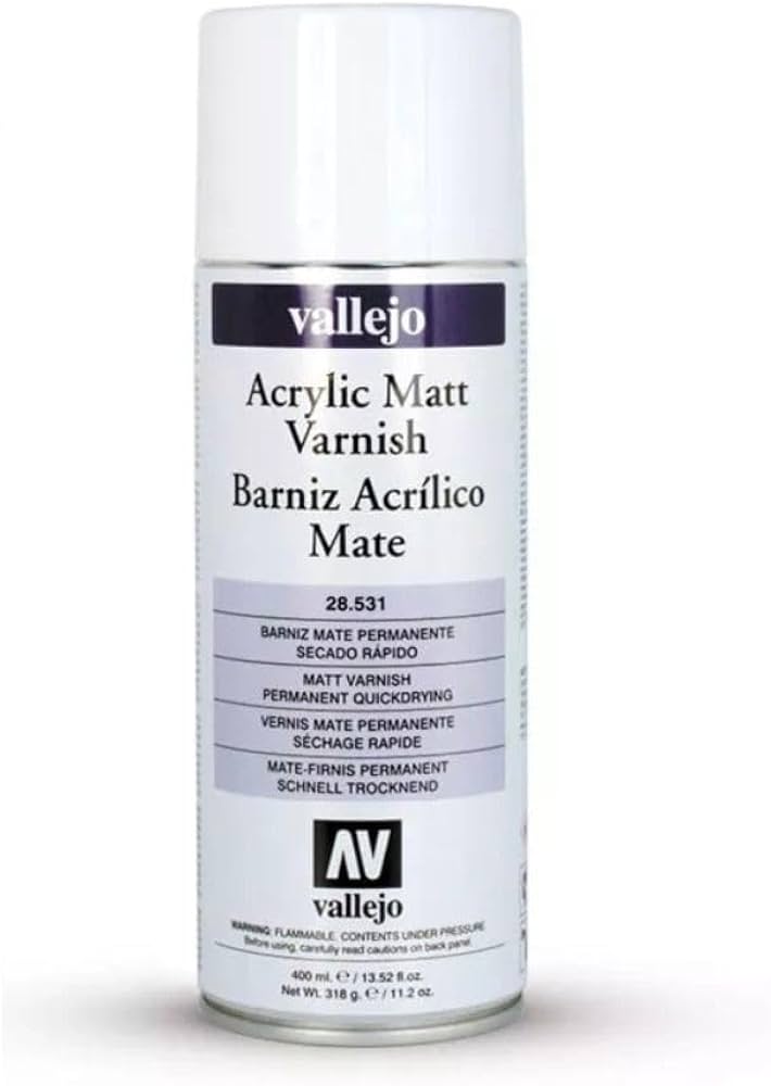 Vallejo Acrylic Matt Varnish Spray | Grognard Games