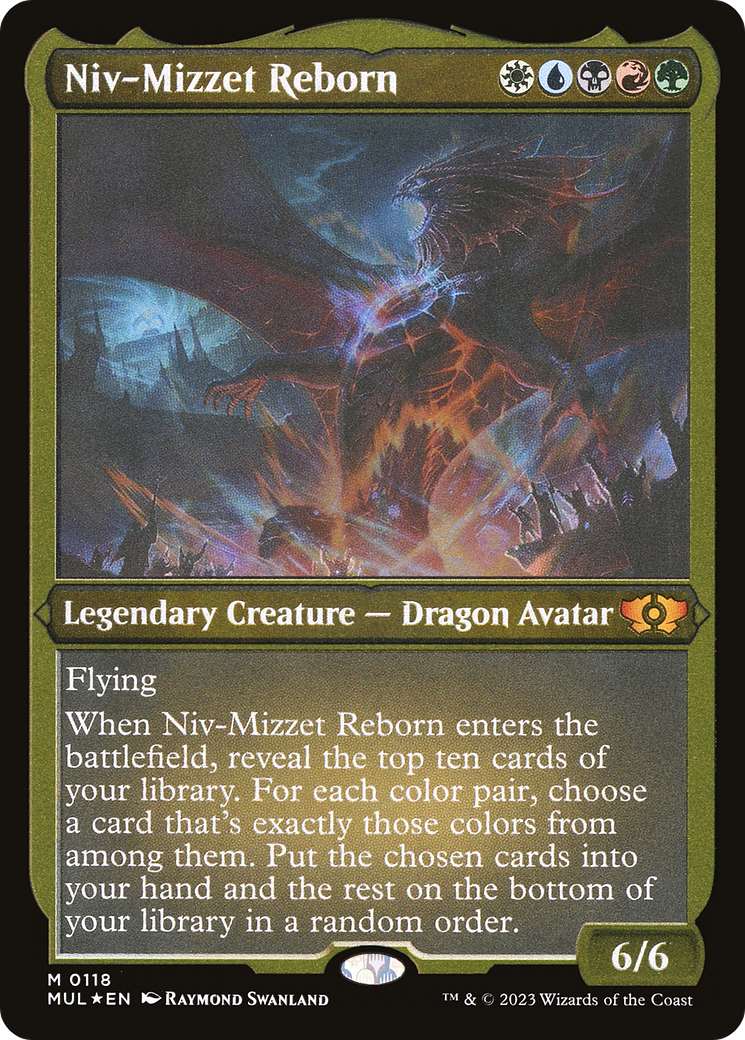 Niv-Mizzet Reborn (MUL-118) - Multiverse Legends Foil | Grognard Games