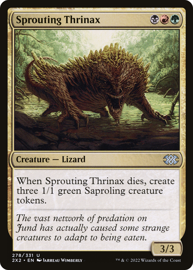 Sprouting Thrinax [Double Masters 2022] | Grognard Games