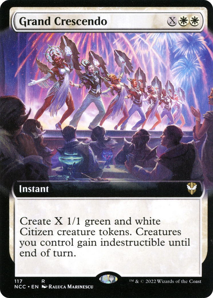 Grand Crescendo (Extended Art) [Streets of New Capenna Commander] | Grognard Games