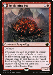 Smoldering Egg // Ashmouth Dragon [Innistrad: Midnight Hunt] | Grognard Games