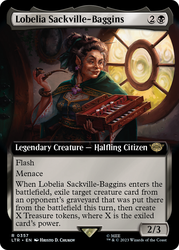 Lobelia Sackville-Baggins (Extended Art) [The Lord of the Rings: Tales of Middle-Earth] | Grognard Games