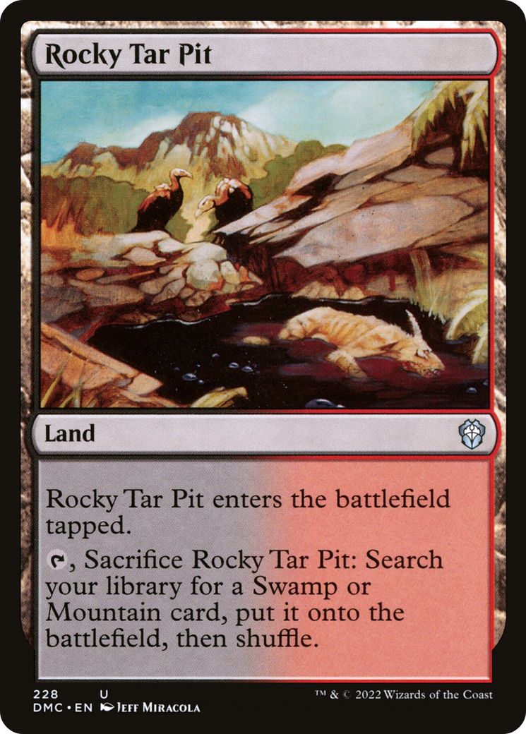 Rocky Tar Pit [Dominaria United Commander] | Grognard Games