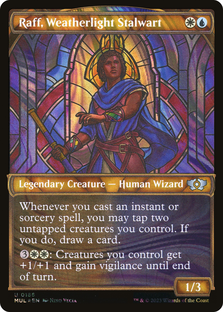 Raff, Weatherlight Stalwart (Halo Foil) [Multiverse Legends] | Grognard Games