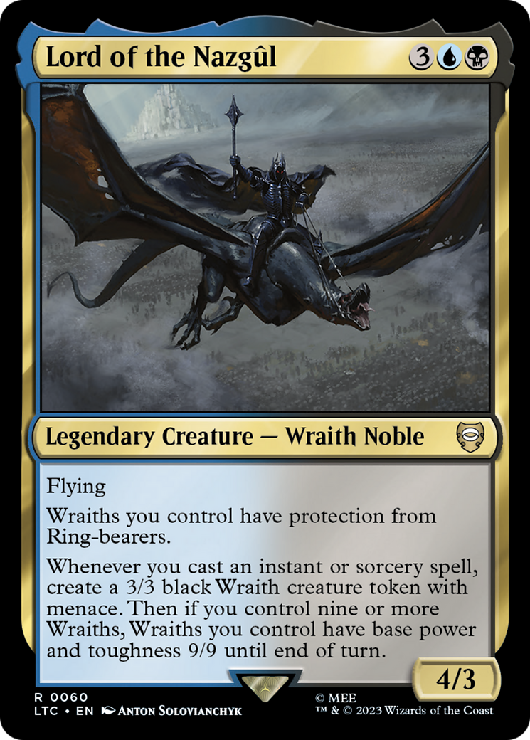 Lord of the Nazgul [The Lord of the Rings: Tales of Middle-Earth Commander] | Grognard Games