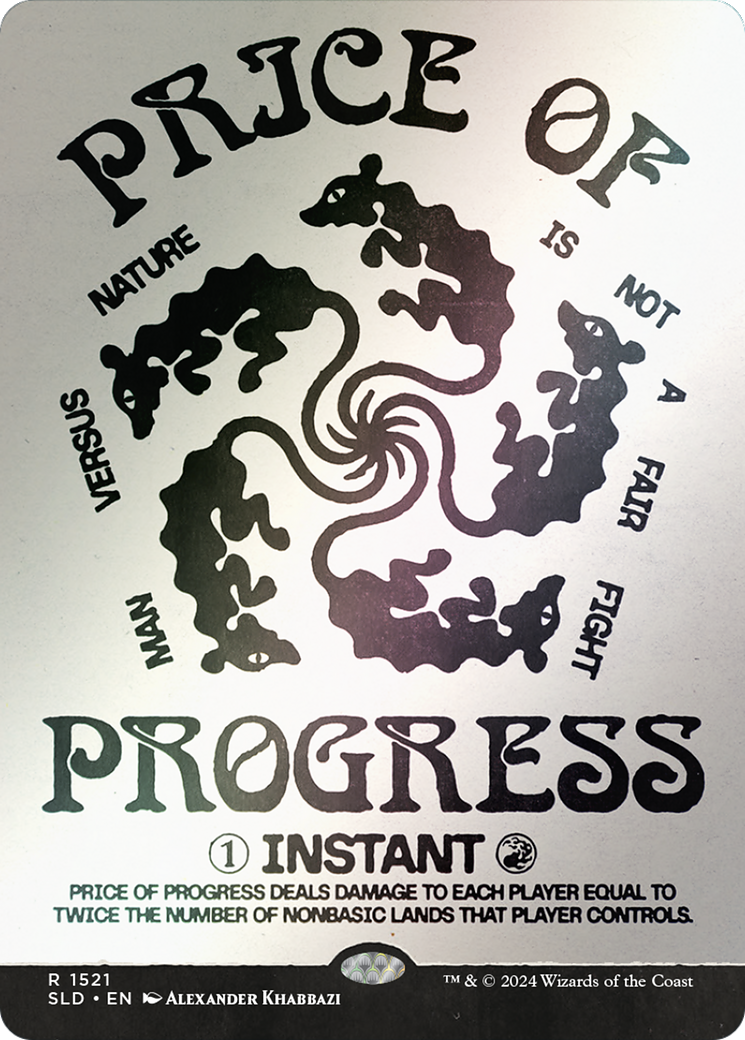 Price of Progress (Rainbow Foil) [Secret Lair Drop Series] | Grognard Games