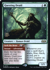Questing Druid // Seek the Beast [Wilds of Eldraine Prerelease Promos] | Grognard Games