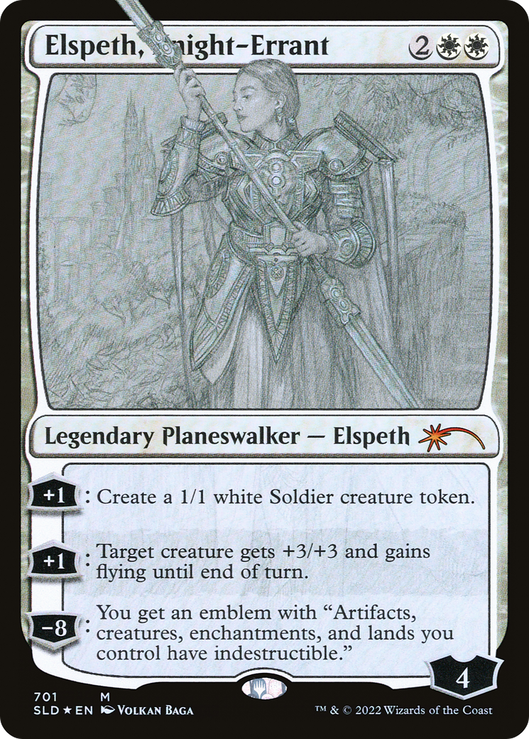 Elspeth, Knight-Errant (Sketch) [Secret Lair Drop Promos] | Grognard Games